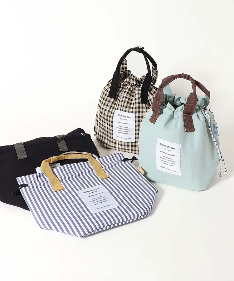 保冷巾着ランチバッグ