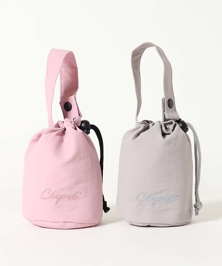 刺繍保冷巾着おにぎりポーチ