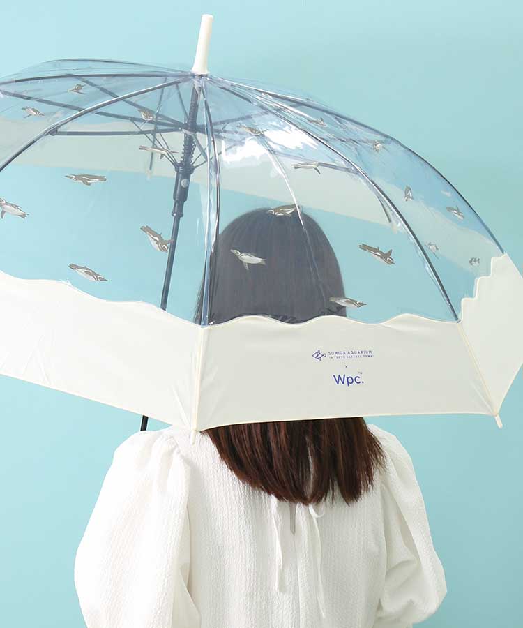 [ビニール傘]すみだ水族館×Wpc. スイミングペンギンアンブレラ