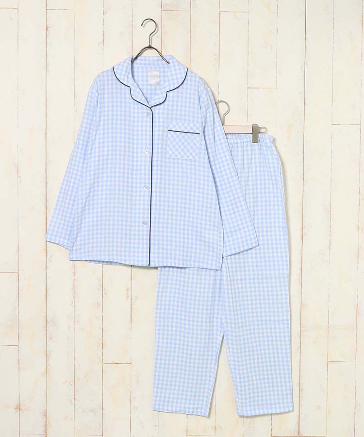 長袖ガーゼパジャマ