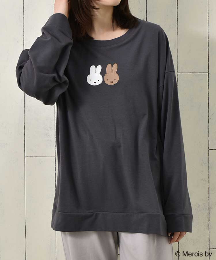 ミッフィーミニ裏毛ルームウェア上下セット