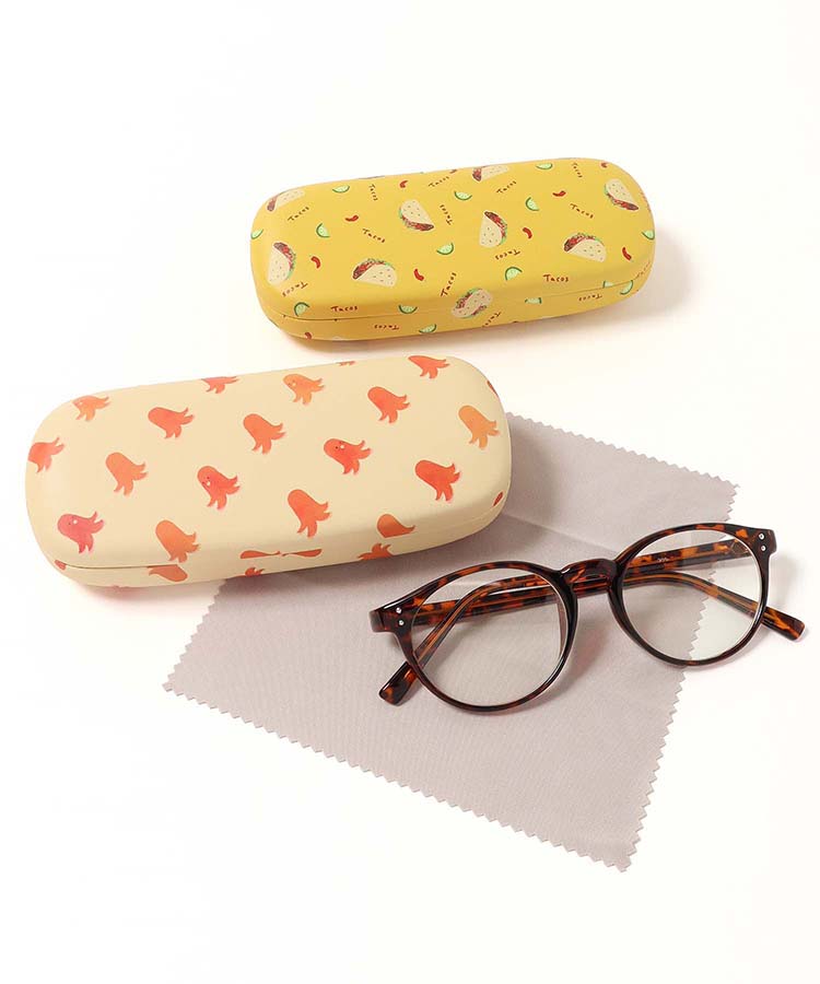 総柄メガネケース
