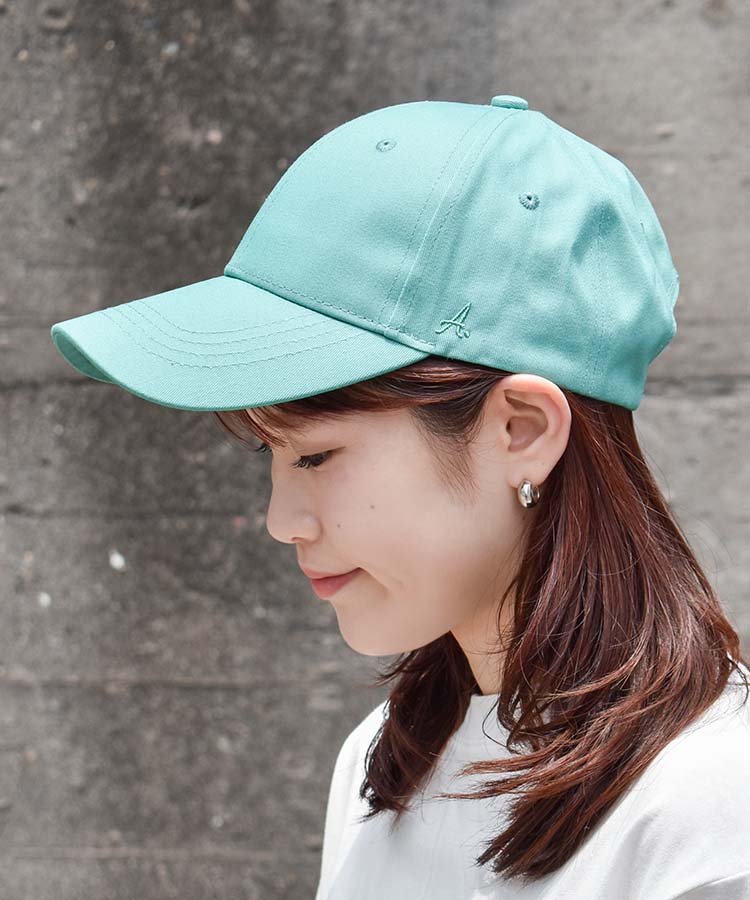 シルバーコーティング刺繍キャップ