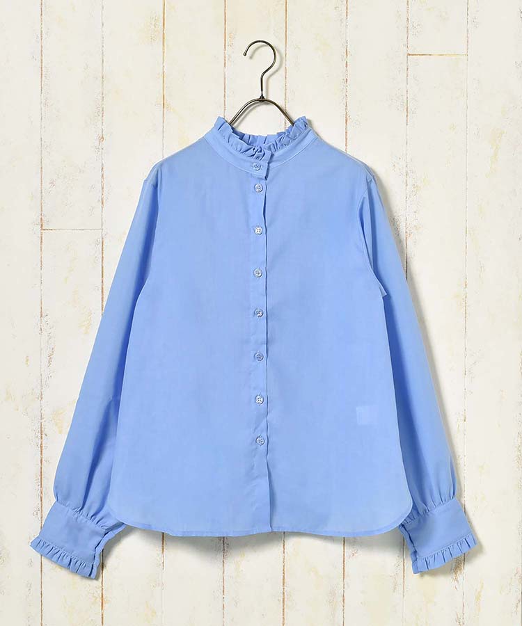 プチフリルブラウス