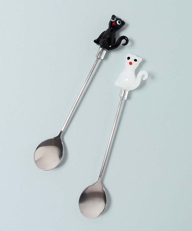 ガラスキャットスプーン