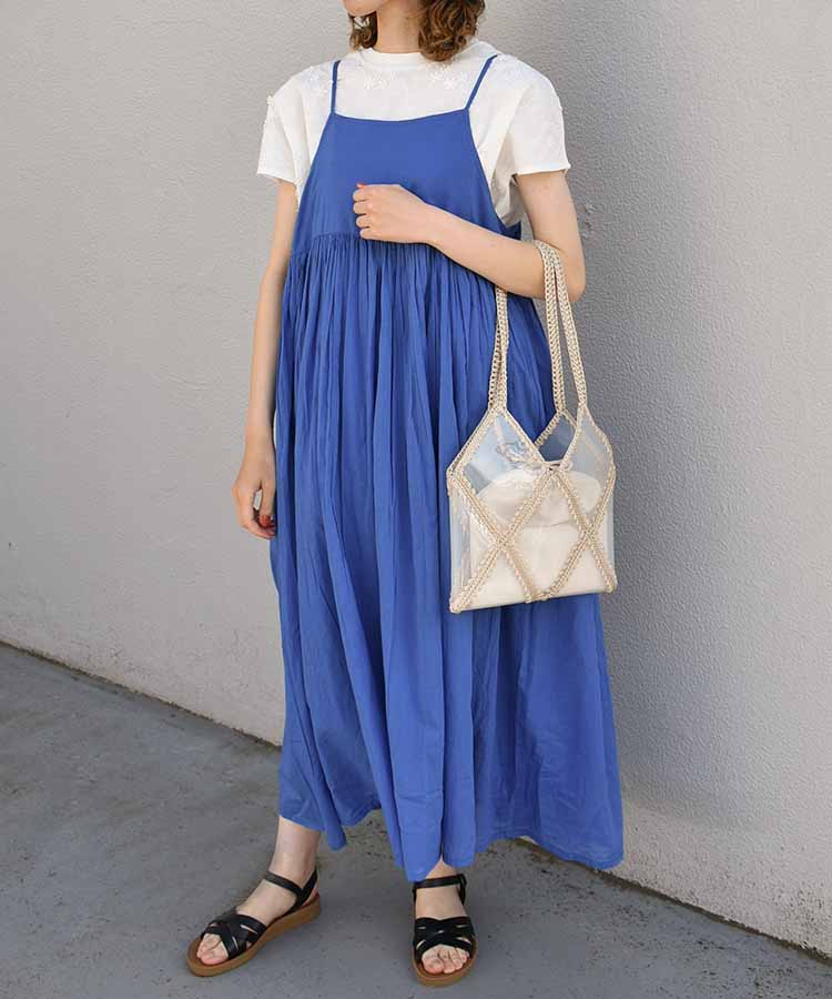 コットンキャミワンピース