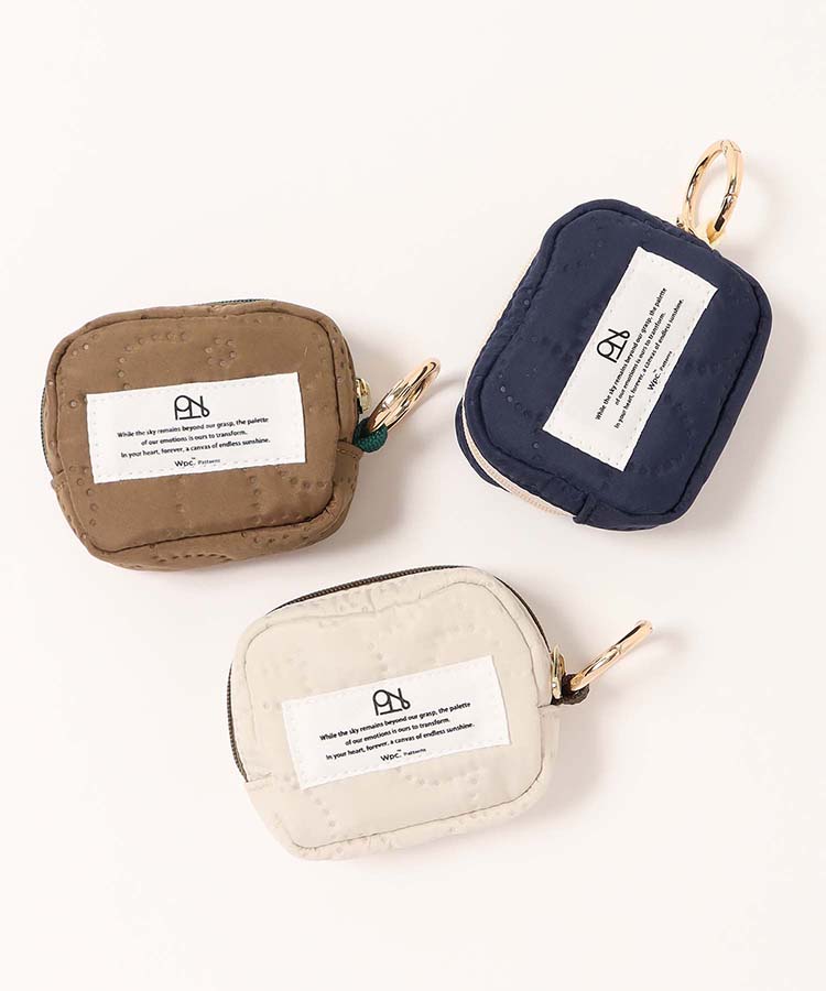 撥水キルティングマルチポーチミニ