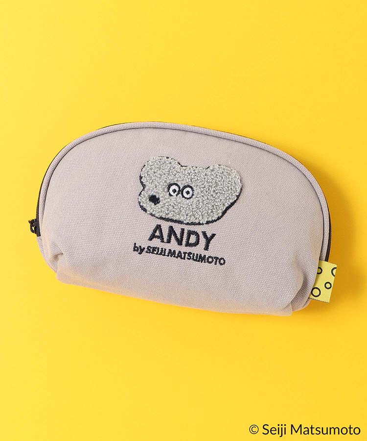 ねずみのANDYキャンバスシェルポーチ