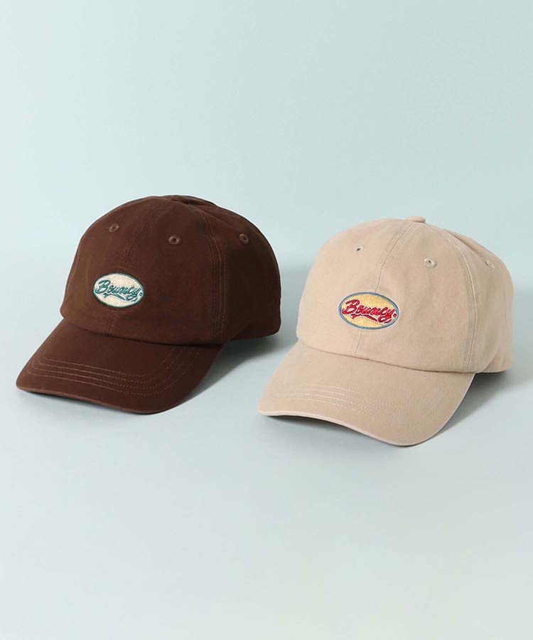 Bouncy.ロゴ刺繍キャップ