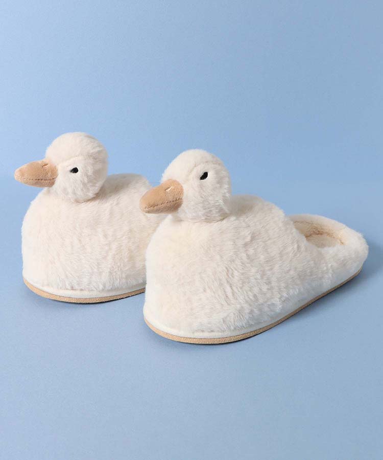【WEB予約 4/1～順次発送】あひるダイカットスリッパ