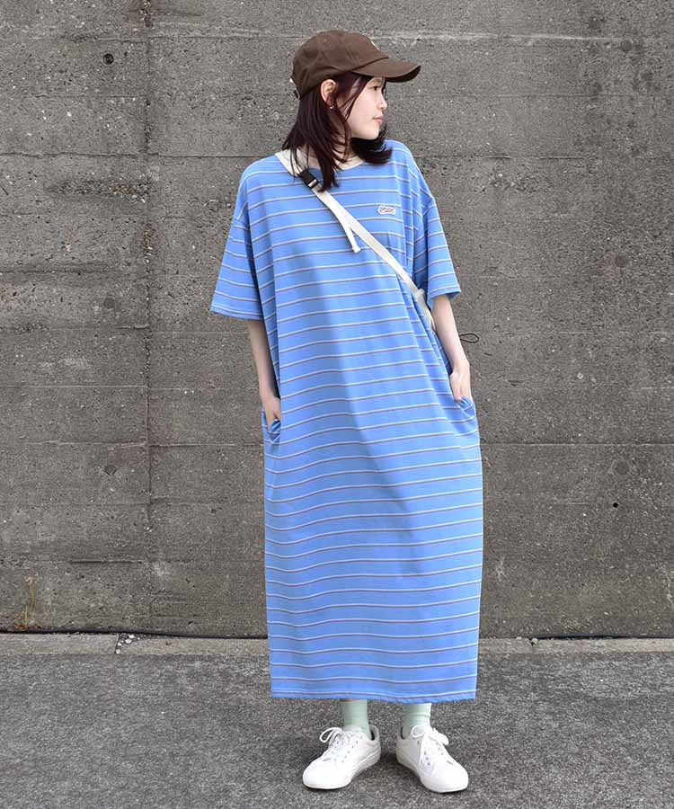 Bouncy.ボーダーワンピース