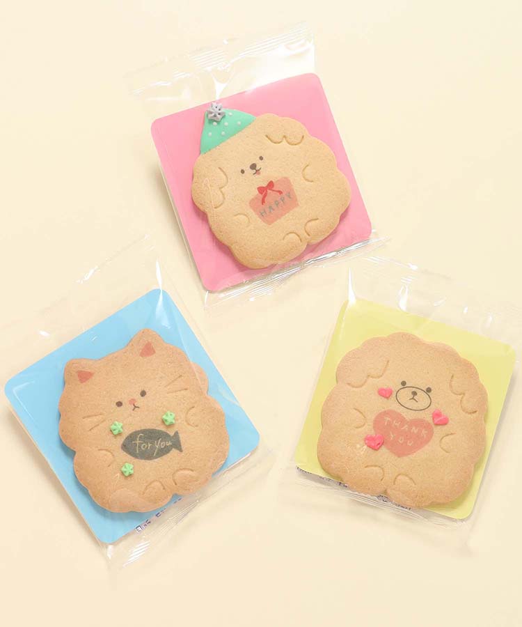 わんにゃんメッセージクッキー