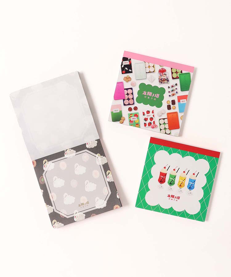 太陽ノ塔洋菓子店スクエアメモパッド