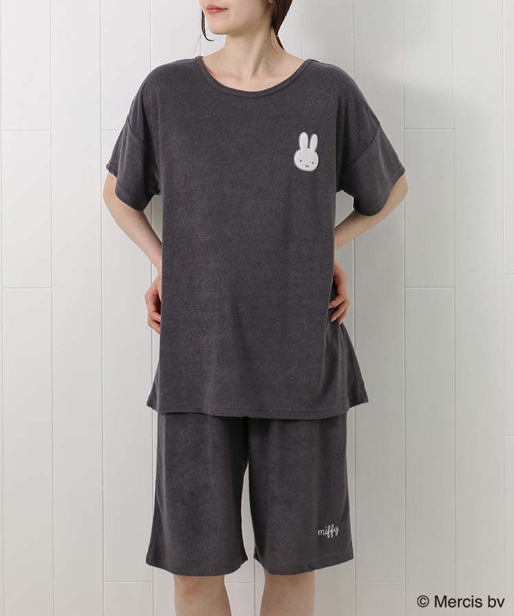 ミッフィー 半袖パイルルームウェア上下セット