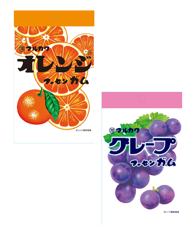 チャック袋フーセンガム