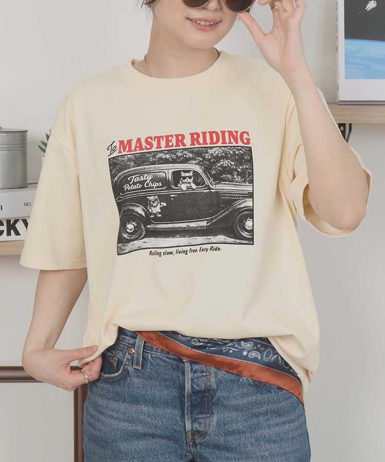 catフォトTシャツ