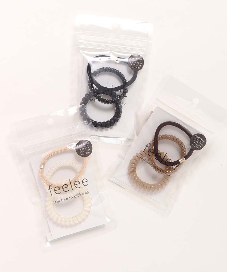 feeleeスプリングヘアゴムセット