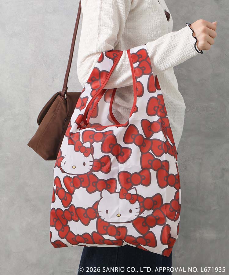 【WEB限定】HELLO KITTY RIBBON ショッピングバッグ