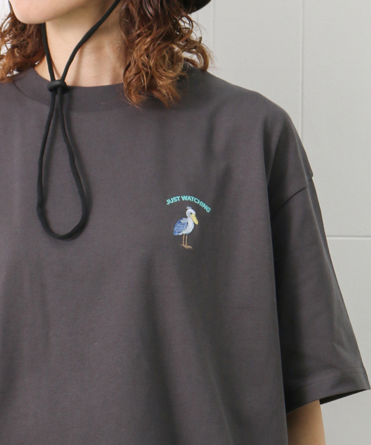 ≪SALE≫ハシビロコウ刺繍Tシャツ