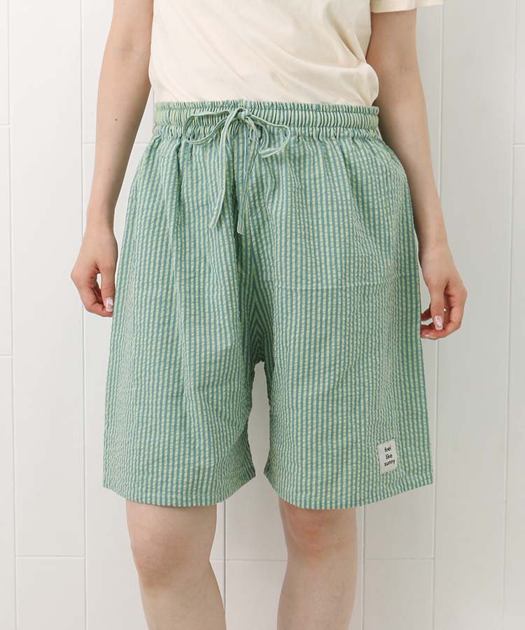 ≪SALE≫ストライプサッカールームパンツ