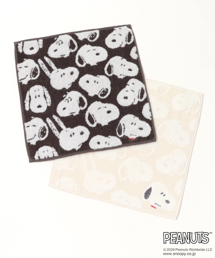PEANUTS SNOOPY MIXED MOODSタオルハンカチ