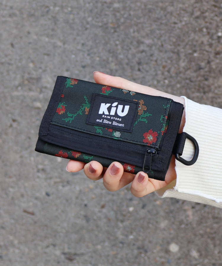 【KiU and BleuBleuet】KiUウォーターリペレントウォレットタイプ