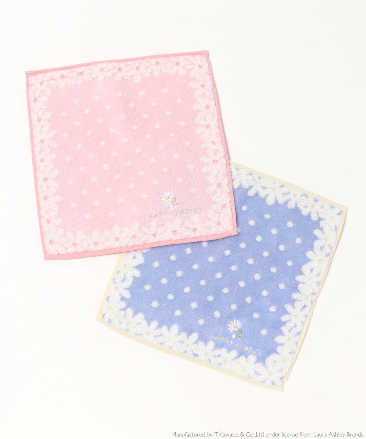 LAURA ASHLEYマーガレットドットハンカチ