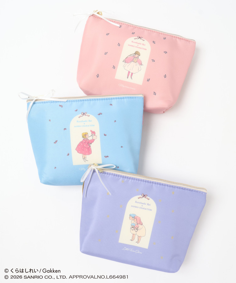 【WEB限定】くらはしれい×サンリオキャラクターズボートポーチ