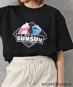 パペットスンスンひしがたTシャツ パペットスンスン
