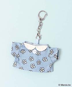 WEB限定】MIFFY BLUE FLOWER MINI Tシャツ チャーム ストラップ